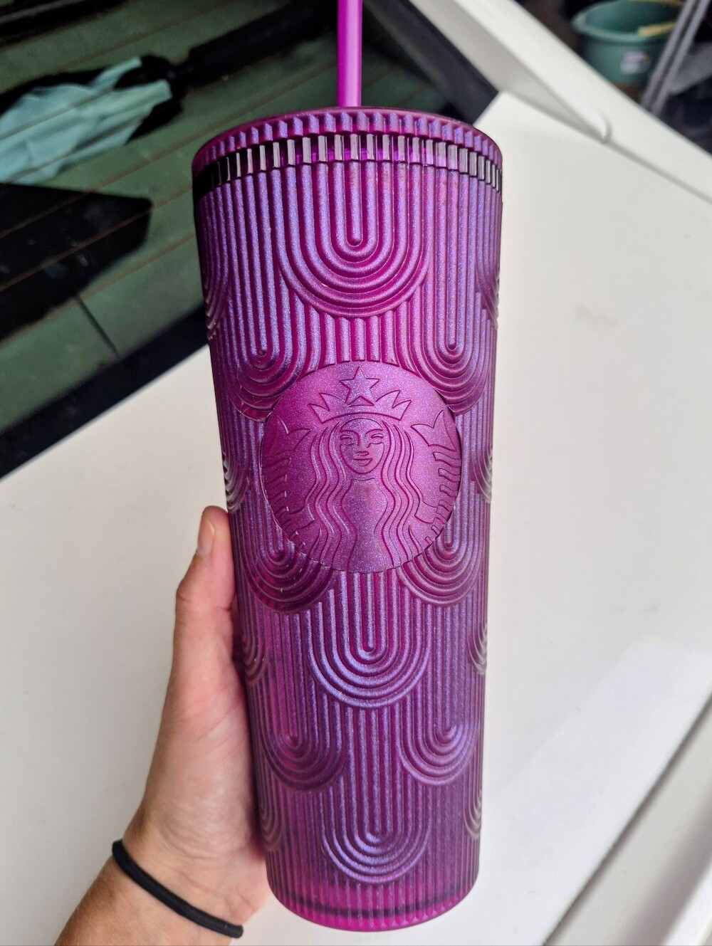 RARE LIKE NEW STARBUCKS Siren 32 oz. TUMBLER
